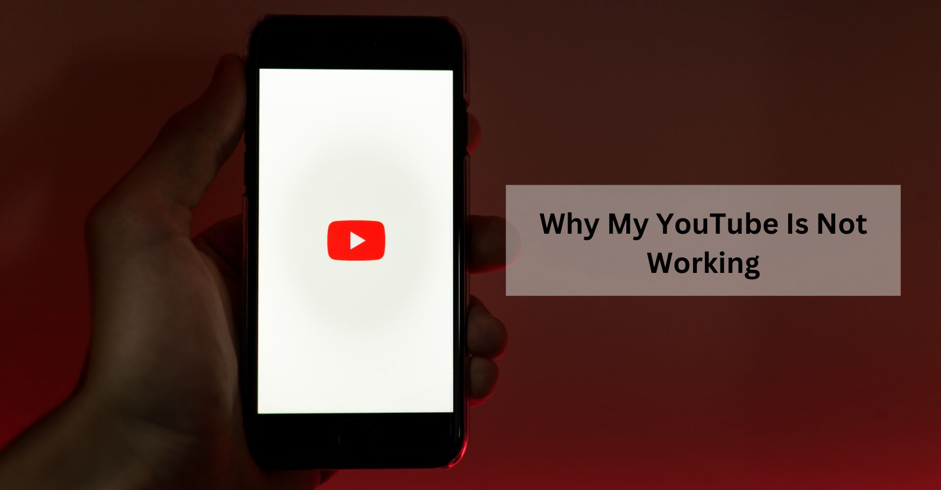 YouTube Is Not Working